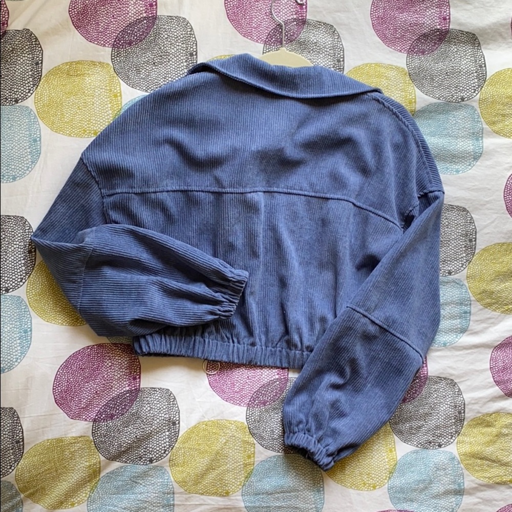 zaful cropped corduroy jacket - Picture 2 of 2
